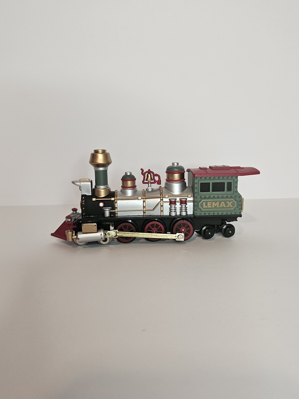 Lemax Green & Red Vintage Steam Train Toy Locomotive